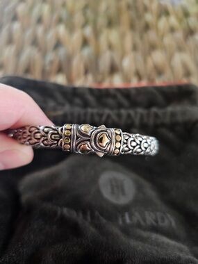 John Hardy Silver and Gold Two-Tone Classic Chain Bracelet